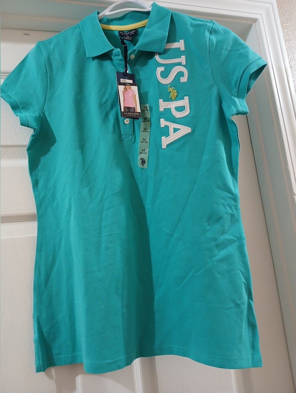 U.S. Polo Assn. Turquoise Polo with Embroidered Logo